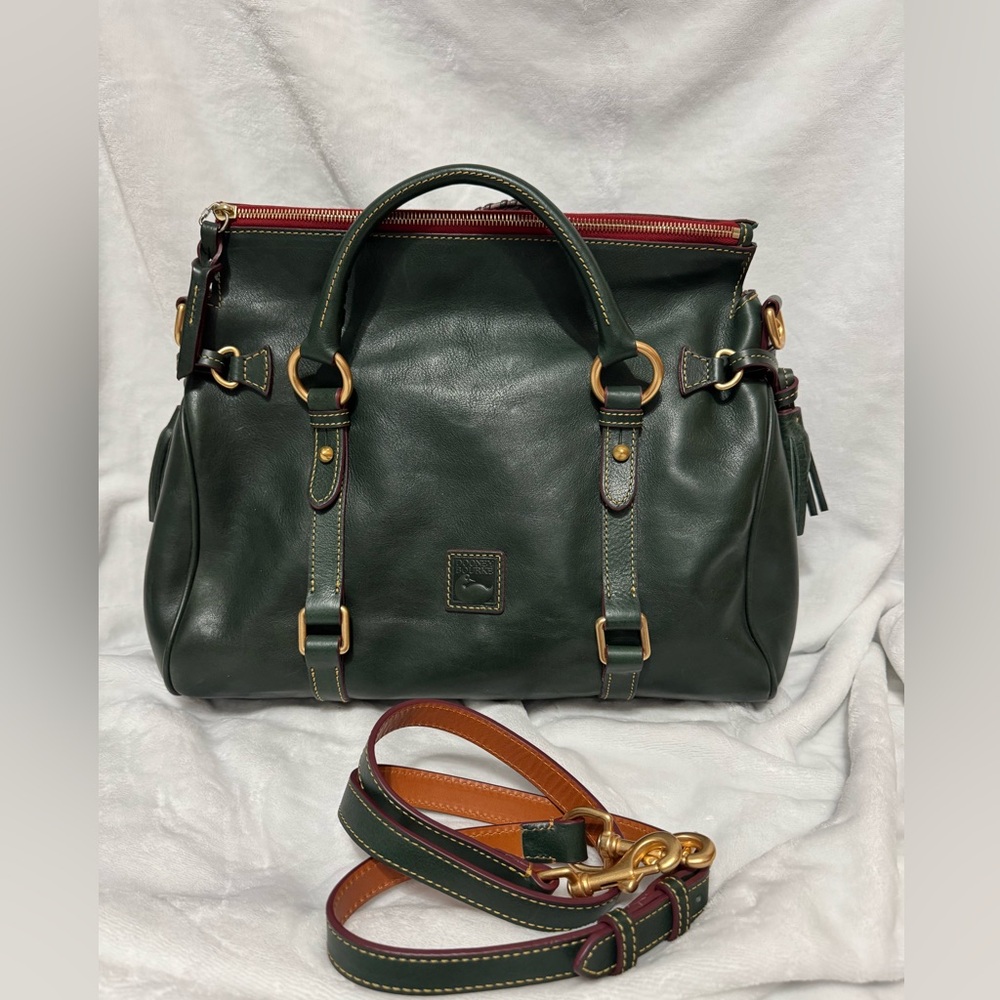Dooney & Bourke Large Florentine Satchel. Ivy